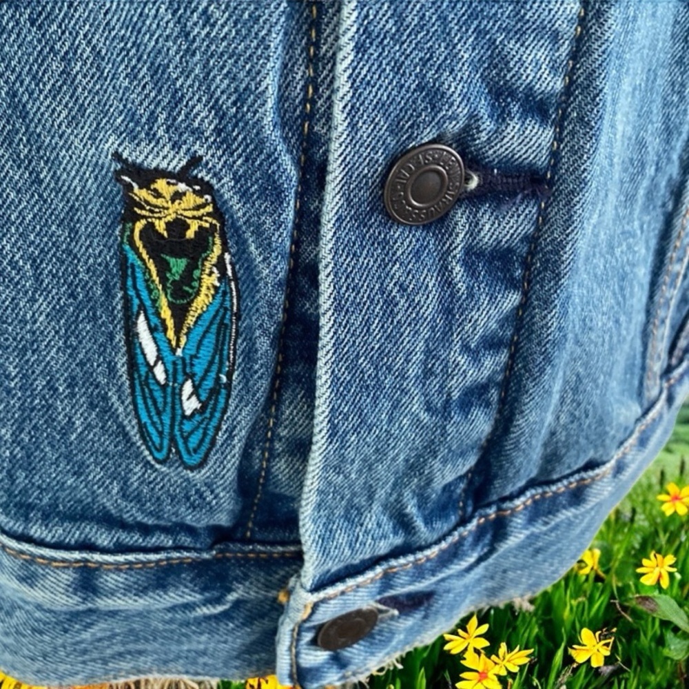 VERY Rare Levi’s Unisex Jean Jacket, Limited édition 1990’s ~ size Large ~NWT - Picture 10 of 16